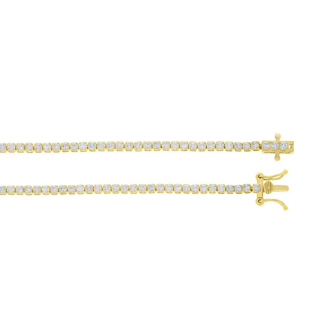 Tiger Prong Tennis Bracelet BR14A200L6.5Y